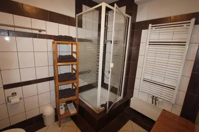 Ein Badezimmer in der Unterkunft Ferienwohnungen Altstadtidylle 1