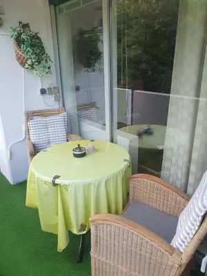 Ein Sitzbereich in der Unterkunft 3 Zimmer Apartment Kostenfreien WLAN
