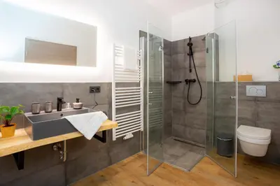 Ein Badezimmer in der Unterkunft Lieblingsquartier 14