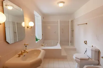 Ein Badezimmer in der Unterkunft Ferienwohnung Rose
