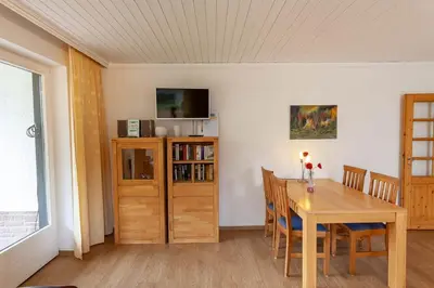Die Bibliothek in der Ferienwohnung