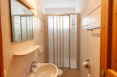 Ein Badezimmer in der Unterkunft Ferienwohnung Mohn