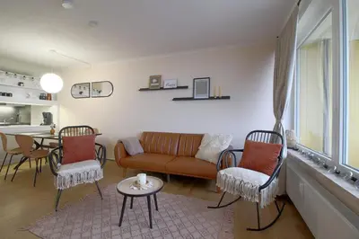Küche/Küchenzeile in der Unterkunft Apartment Bergblick mit Schwimmbad & Sauna