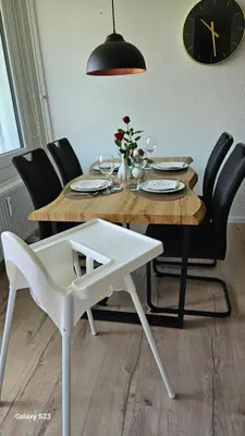 Ein Sitzbereich in der Unterkunft Harz DeLuxe in Altenau