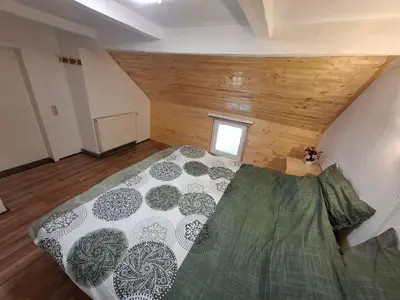 Ein Bett oder Betten in einem Zimmer der Unterkunft Ferienhaus Max Schmeling