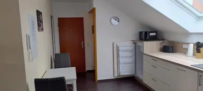 Küche/Küchenzeile in der Unterkunft Rodelblick - Gerling