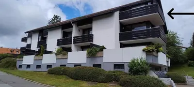 Das Gebäude in dem sich die Ferienwohnung befindet