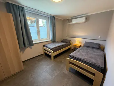 Ein Bett oder Betten in einem Zimmer der Unterkunft Monteurzimmer Goslar