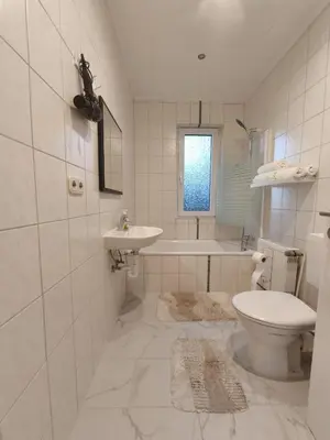 Ein Badezimmer in der Unterkunft FeWo im Harz Bad Harzburg