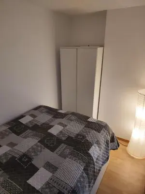 Ein Bett oder Betten in einem Zimmer der Unterkunft kleine Auszeit