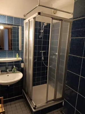 Ein Badezimmer in der Unterkunft kleine Auszeit