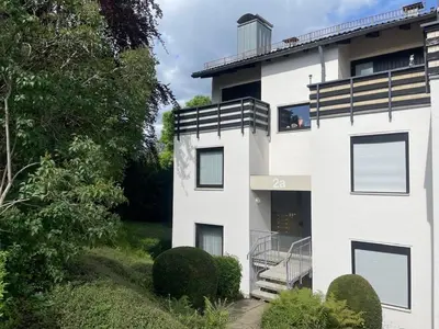Das Gebäude in dem sich die Ferienwohnung befindet