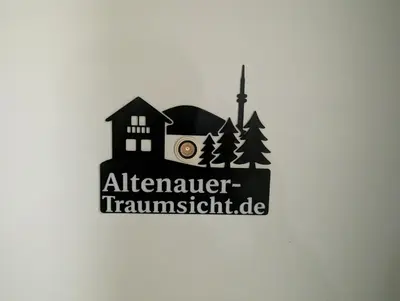 Ein Zertifikat, Auszeichnung, Logo oder anderes Dokument, das in der Unterkunft Altenauer Traumsicht mit Balkon ausgestellt ist