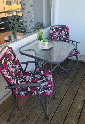 Ein Sitzbereich in der Unterkunft Fewo Jola