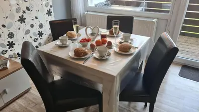 Essen in der Ferienwohnung oder in der Nähe