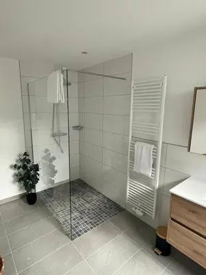 Ein Badezimmer in der Unterkunft Cottage Cozy Gästehaus