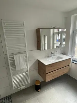 Ein Badezimmer in der Unterkunft Cottage Cozy Gästehaus