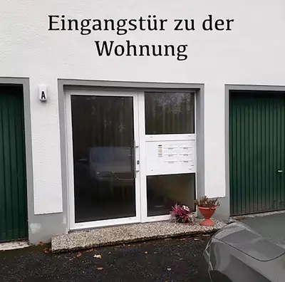 Grundriss der Unterkunft Ferienwohnung am Waldrand