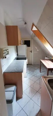 Küche/Küchenzeile in der Unterkunft Ferienwohnung Ella