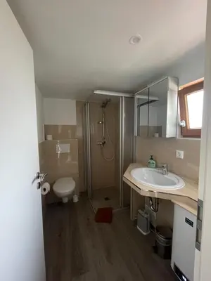 Ein Badezimmer in der Unterkunft Ferienwohnungen am Roland