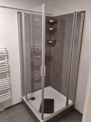 Ein Badezimmer in der Unterkunft Steinberg