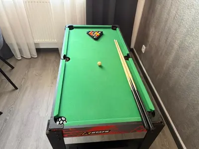 Ein Billardtisch in der Unterkunft Ferienwohnung im Harz 2