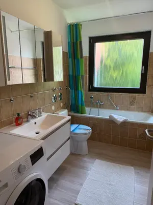 Ein Badezimmer in der Unterkunft Ferienwohnung Harzwiese