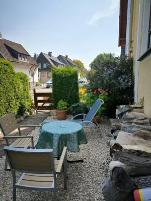 Ein Garten an der Unterkunft Ferienwohnung Am Sonnenbrink