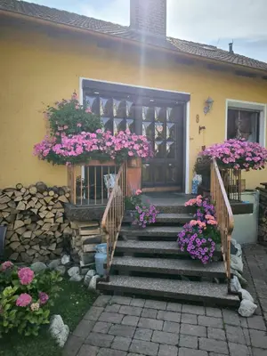 Ein Garten an der Unterkunft Ferienwohnung Am Sonnenbrink