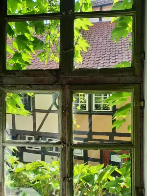 Ein Garten an der Unterkunft City-Apartment