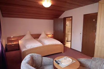Ein Bett oder Betten in einem Zimmer der Unterkunft Haus Sieber