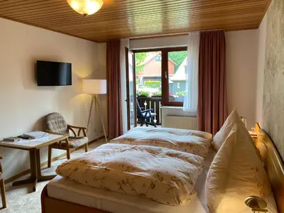 Ein Bett oder Betten in einem Zimmer der Unterkunft Haus Sieber