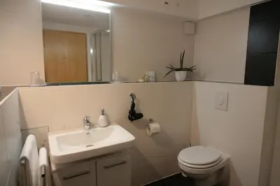 Ein Badezimmer in der Unterkunft Haus Sieber
