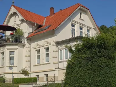 Das Gebäude in dem sich die Ferienwohnung befindet