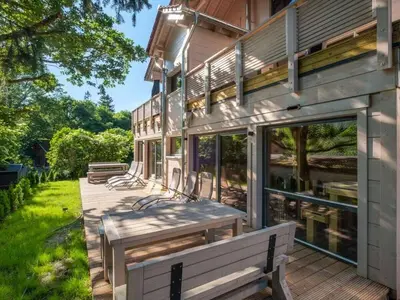 Grundriss der Unterkunft Bergwaldchalet Wellness 5