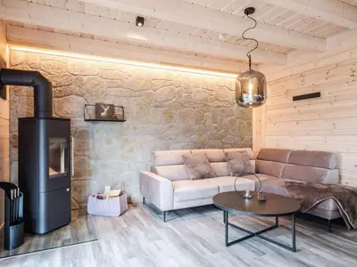 Grundriss der Unterkunft Bergwaldchalet Wellness 7
