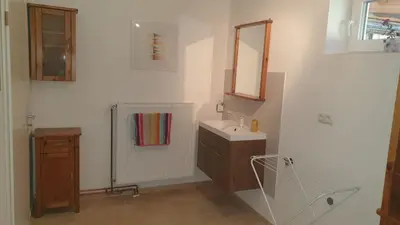 Ein Badezimmer in der Unterkunft Erholungsoase am Rand des Harzes - Apartment