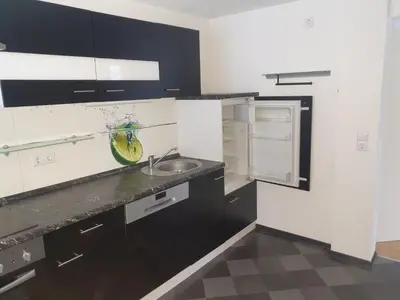 Küche/Küchenzeile in der Unterkunft Erholungsoase am Rand des Harzes - Ferienwohnung