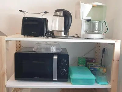 Küche/Küchenzeile in der Unterkunft Erholungsoase am Rand des Harzes - Ferienwohnung