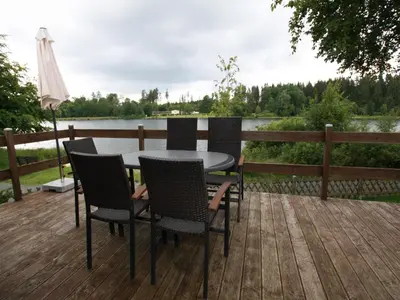 Ein Balkon oder eine Terrasse in der Unterkunft Ferienhaus mit Terrasse, Haustierfrei