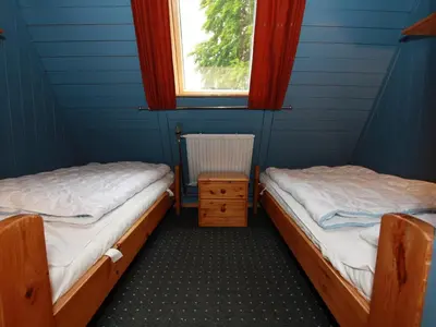 Ein Bett oder Betten in einem Zimmer der Unterkunft Ferienhaus mit Terrasse, Haustierfrei