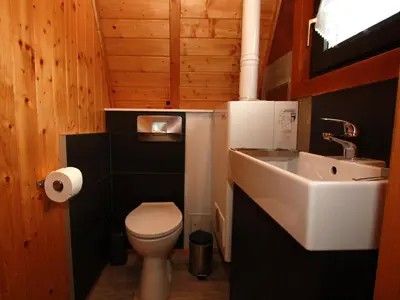 Ein Badezimmer in der Unterkunft Ferienhaus mit Terrasse, Haustierfrei