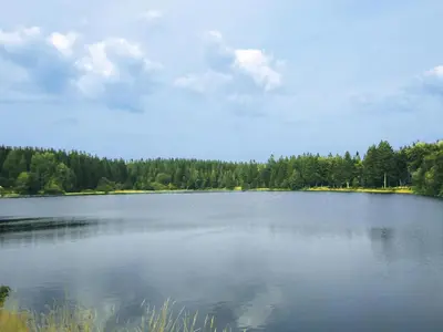 Naturlandschaft in der Nähe des Ferienhauses