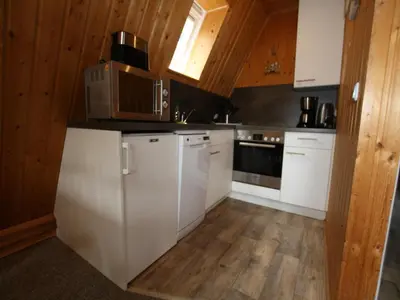 Küche/Küchenzeile in der Unterkunft Ferienhaus für 5 Personen mit Garten