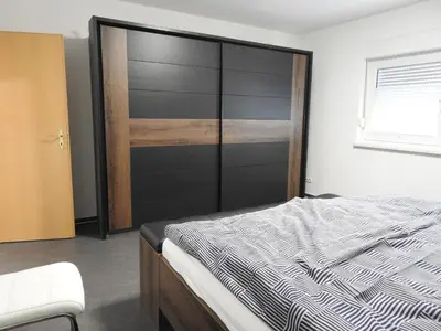Ein Bett oder Betten in einem Zimmer der Unterkunft Ferienwohnung Am Fischerhof 10a Wernigerode