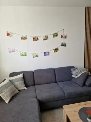 Ein Sitzbereich in der Unterkunft Sattlerhexe