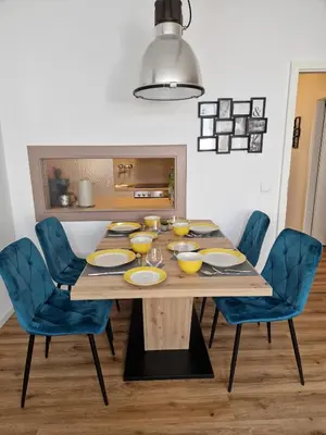 Ein Sitzbereich in der Unterkunft Sattlerhexe