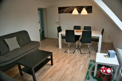 Ein Sitzbereich in der Unterkunft Tanne 16 - Bike & Familienurlaub in Braunlage