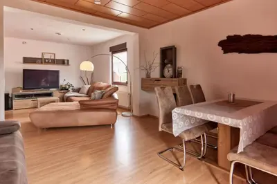Ein Sitzbereich in der Unterkunft Haus Freigeist - Friedrichssuite