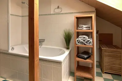 Ein Badezimmer in der Unterkunft Haus Freigeist - zum Ortsblick
